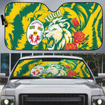 Togo Independence Day Auto Sun Shade Lion and Rose Proud To Be Togolese