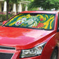 Togo Independence Day Auto Sun Shade Lion and Rose Proud To Be Togolese