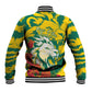 Togo Independence Day Baseball Jacket Lion and Rose Proud To Be Togolese
