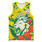 Togo Independence Day Basketball Jersey Lion and Rose Proud To Be Togolese
