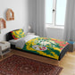 Togo Independence Day Bedding Set Lion and Rose Proud To Be Togolese