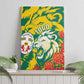 Togo Independence Day Canvas Wall Art Lion and Rose Proud To Be Togolese