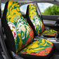 Togo Independence Day Car Seat Cover Lion and Rose Proud To Be Togolese