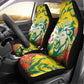 Togo Independence Day Car Seat Cover Lion and Rose Proud To Be Togolese