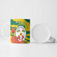 Togo Independence Day Ceramic Mug Lion and Rose Proud To Be Togolese