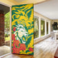 Togo Independence Day Door Cover Lion and Rose Proud To Be Togolese