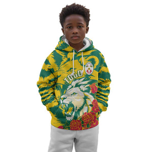 Togo Independence Day Kid Hoodie Lion and Rose Proud To Be Togolese