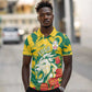 Togo Independence Day Polo Shirt Lion and Rose Proud To Be Togolese