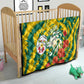 Togo Independence Day Quilt Lion and Rose Proud To Be Togolese