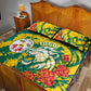 Togo Independence Day Quilt Bed Set Lion and Rose Proud To Be Togolese