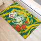 Togo Independence Day Rubber Doormat Lion and Rose Proud To Be Togolese