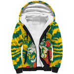 Togo Independence Day Sherpa Hoodie Lion and Rose Proud To Be Togolese