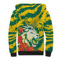 Togo Independence Day Sherpa Hoodie Lion and Rose Proud To Be Togolese