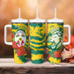 Togo Independence Day Tumbler With Handle Lion and Rose Proud To Be Togolese
