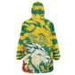 Togo Independence Day Wearable Blanket Hoodie Lion and Rose Proud To Be Togolese