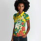 Togo Independence Day Women Polo Shirt Lion and Rose Proud To Be Togolese