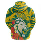 Togo Independence Day Zip Hoodie Lion and Rose Proud To Be Togolese