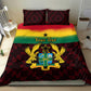 Personalised 1 July Ghana Republic Day Bedding Set African Pattern Mix Flag Unique Style