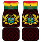 Personalised 1 July Ghana Republic Day Car Mats African Pattern Mix Flag Unique Style