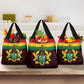 Personalised 1 July Ghana Republic Day Grocery Bag African Pattern Mix Flag Unique Style