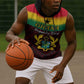 Personalised 1 July Ghana Republic Day Sleeveless Hoodie African Pattern Mix Flag Unique Style - African Pride