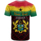 Personalised 1 July Ghana Republic Day T shirt African Pattern Mix Flag Unique Style