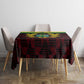 Personalised 1 July Ghana Republic Day Tablecloth African Pattern Mix Flag Unique Style
