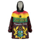 Personalised 1 July Ghana Republic Day Wearable Blanket Hoodie African Pattern Mix Flag Unique Style