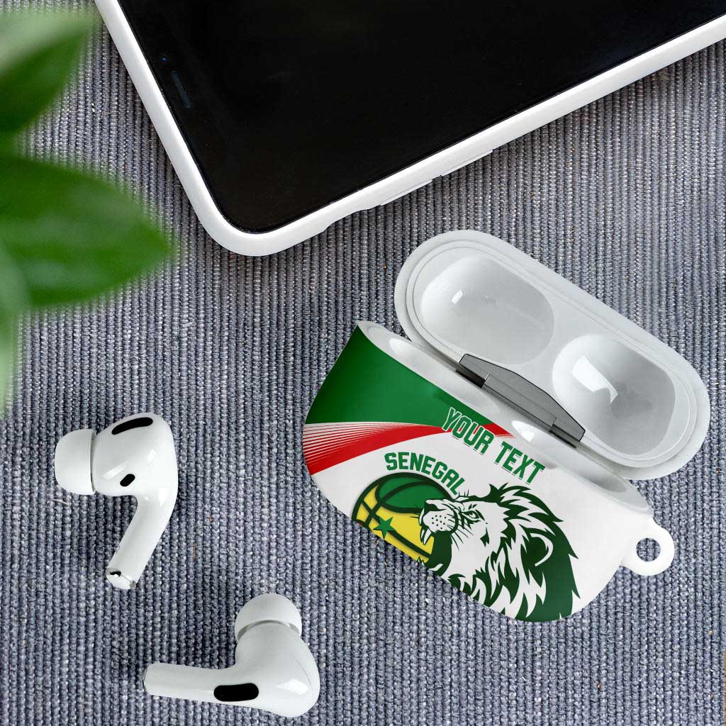 Senegal Basketball Custom AirPods Case Come On Lions