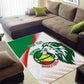 Afro Basketball Custom Senegal Area Rug Come On Lions - African Pride