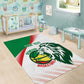 Afro Basketball Custom Senegal Area Rug Come On Lions - African Pride