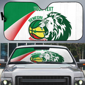 Senegal Basketball Custom Auto Sun Shade Come On Lions