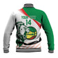 Afro Basketball Custom Senegal Baseball Jacket Come On Lions - African Pride