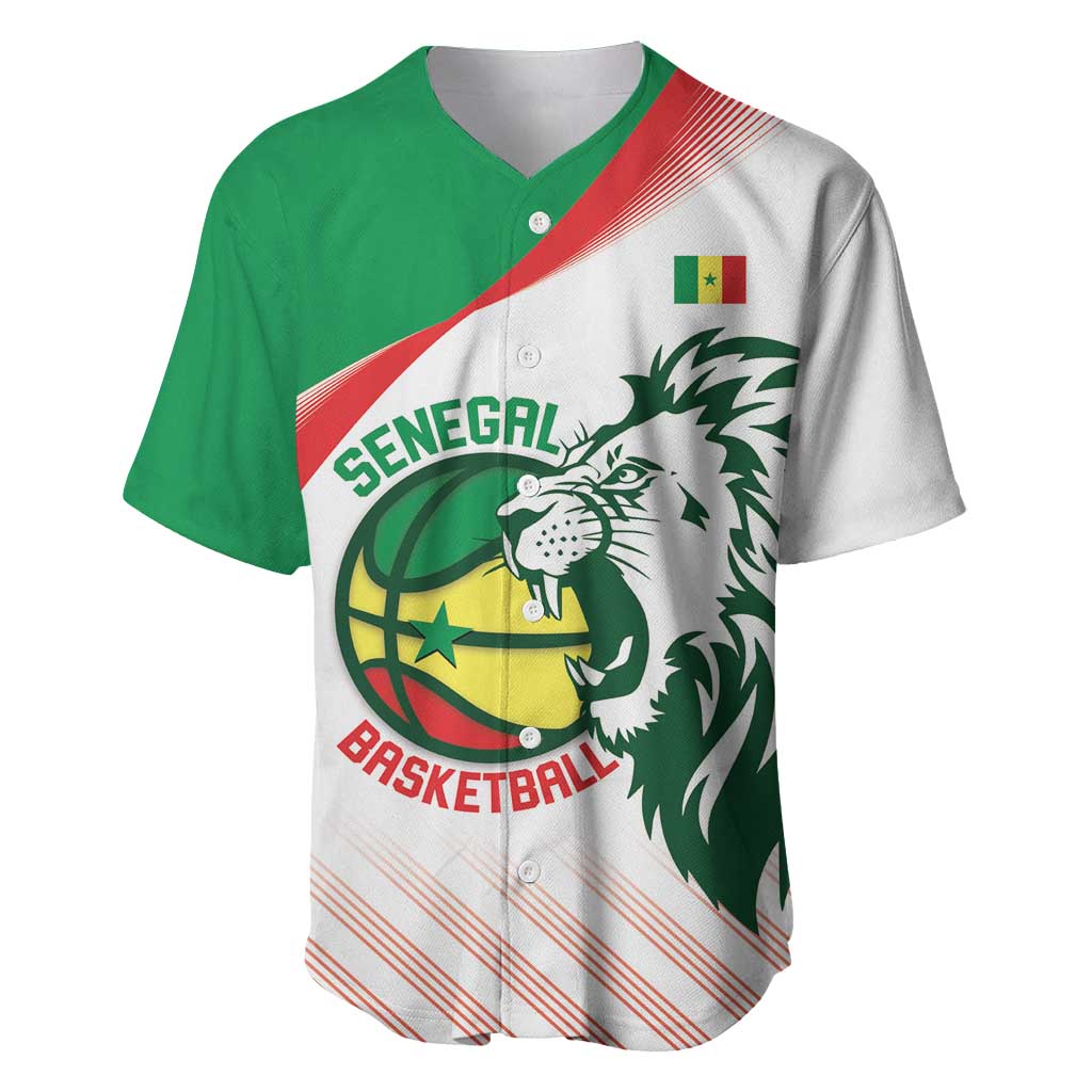 Afro Basketball Custom Senegal Baseball Jersey Come On Lions - African Pride