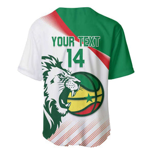 Afro Basketball Custom Senegal Baseball Jersey Come On Lions - African Pride