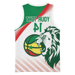 Afro Basketball Custom Senegal Basketball Jersey Come On Lions - African Pride