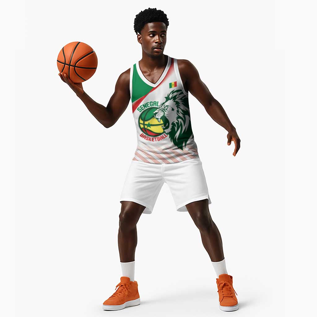 Afro Basketball Custom Senegal Basketball Jersey Come On Lions - African Pride