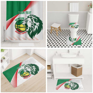 Senegal Basketball Custom Bathroom Set Come On Lions