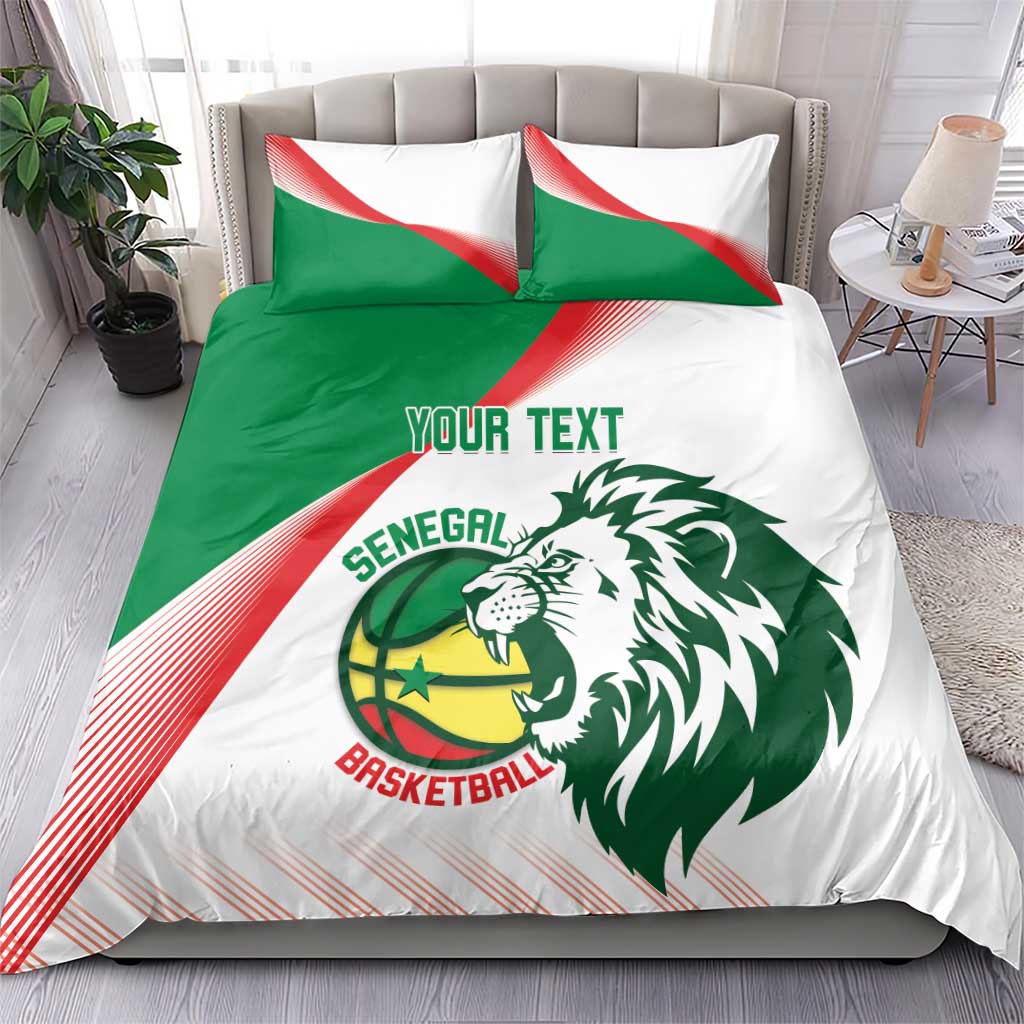 Afro Basketball Custom Senegal Bedding Set Come On Lions - African Pride