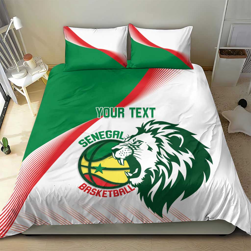 Afro Basketball Custom Senegal Bedding Set Come On Lions - African Pride
