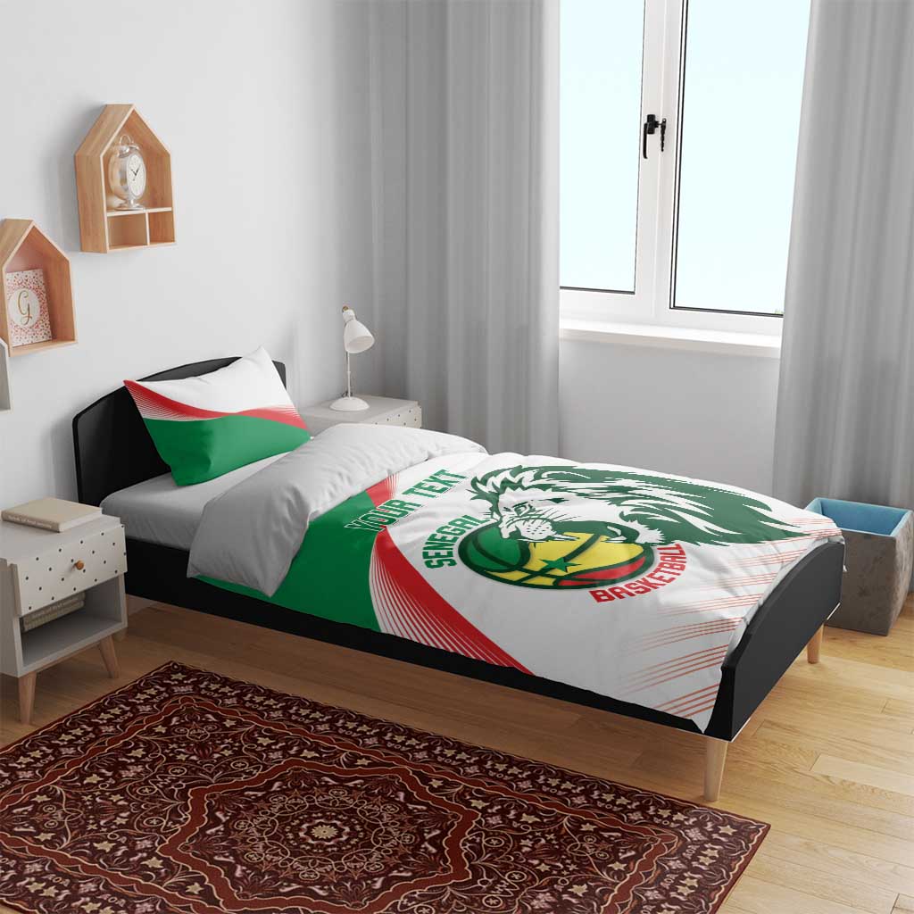 Afro Basketball Custom Senegal Bedding Set Come On Lions - African Pride