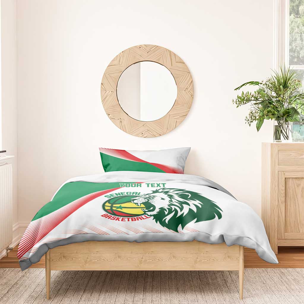 Afro Basketball Custom Senegal Bedding Set Come On Lions - African Pride
