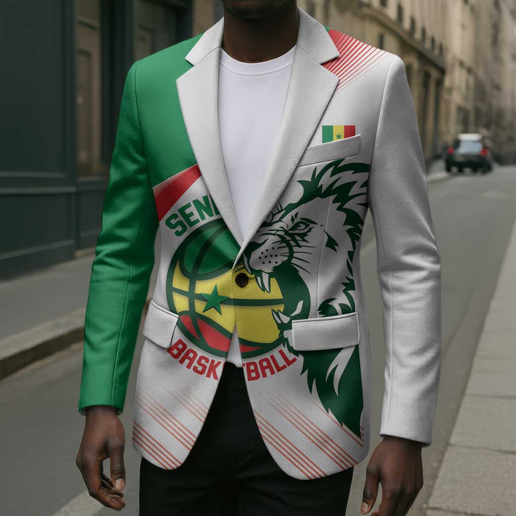 Senegal Basketball Custom Blazer Come On Lions