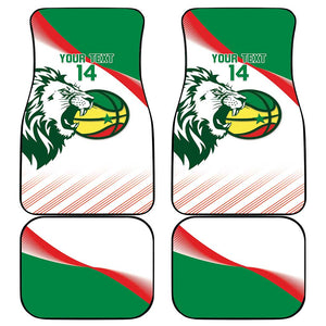 Afro Basketball Custom Senegal Car Mats Come On Lions - African Pride