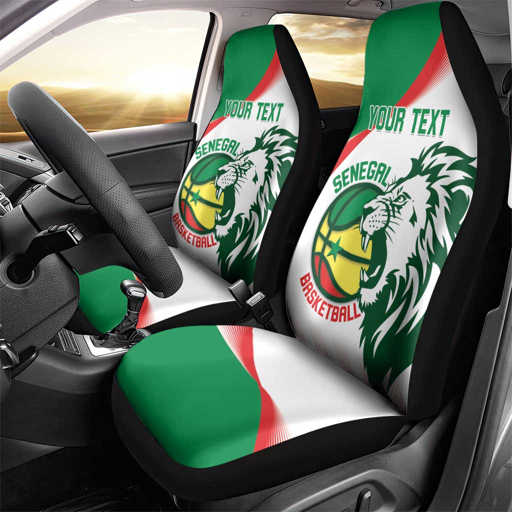 Afro Basketball Custom Senegal Car Seat Cover Come On Lions - African Pride