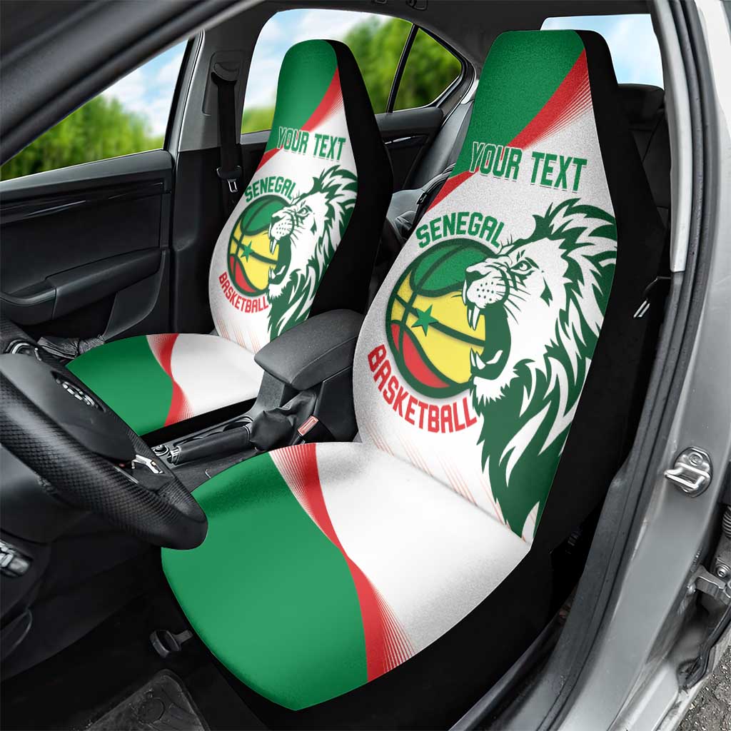 Afro Basketball Custom Senegal Car Seat Cover Come On Lions - African Pride