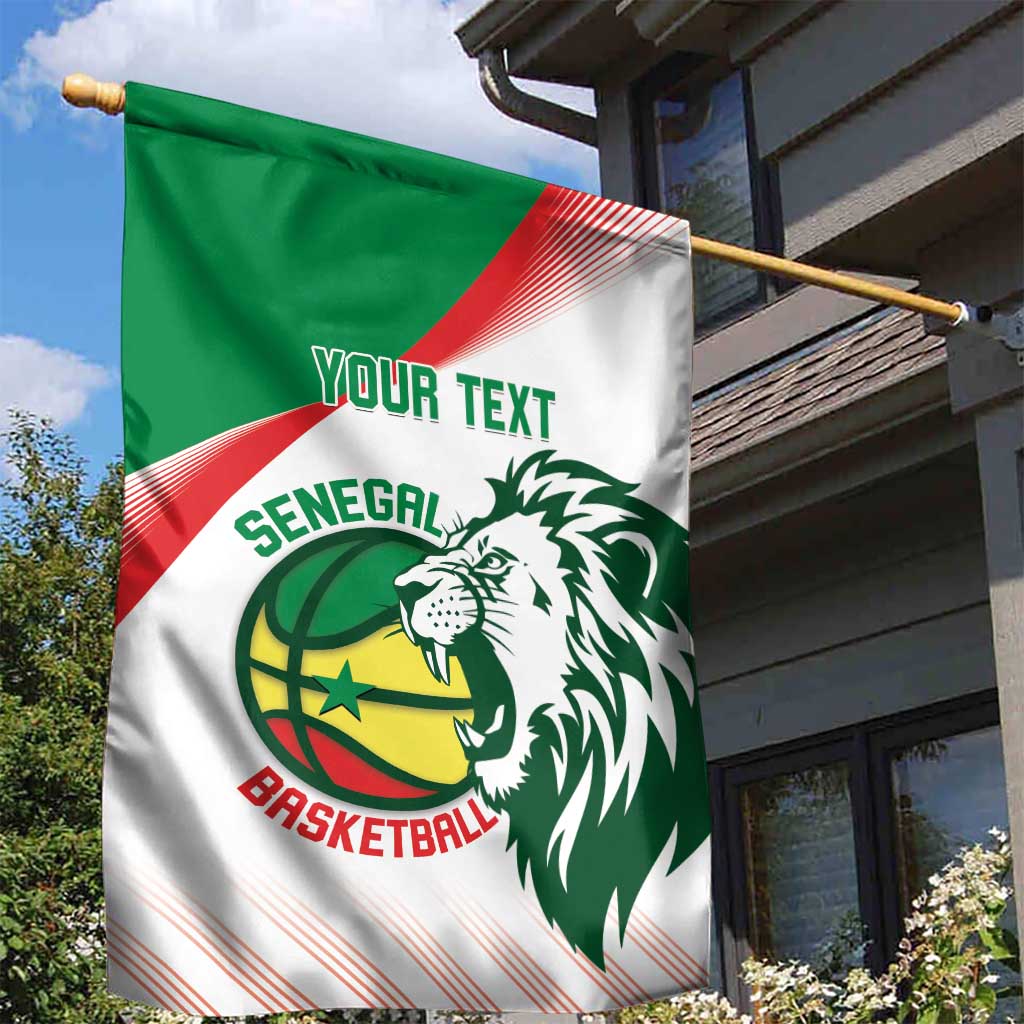 Afro Basketball Custom Senegal Garden Flag Come On Lions - African Pride