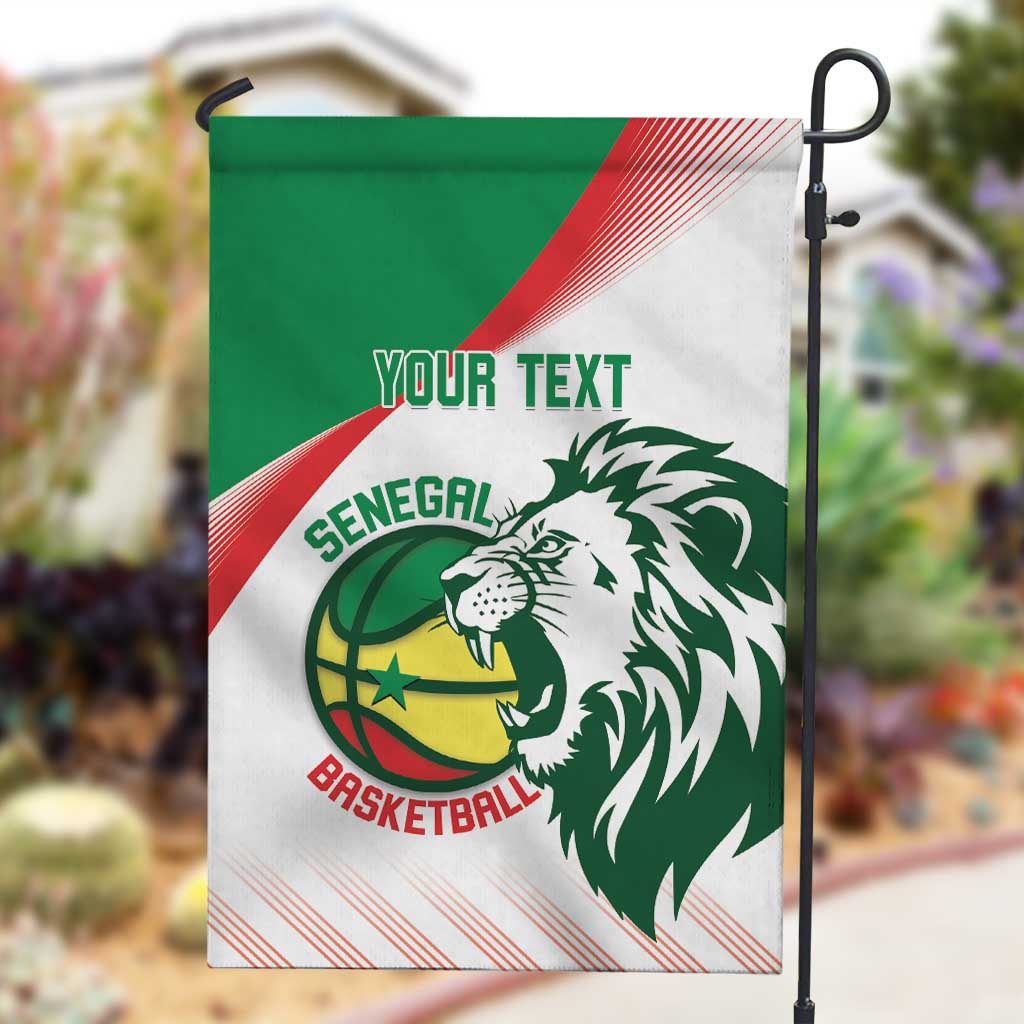 Afro Basketball Custom Senegal Garden Flag Come On Lions - African Pride