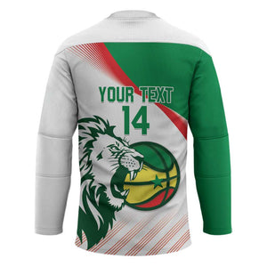 Senegal Basketball Custom Hockey Jersey Come On Lions