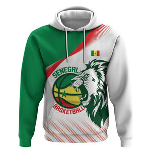 Afro Basketball Custom Senegal Hoodie Come On Lions - African Pride